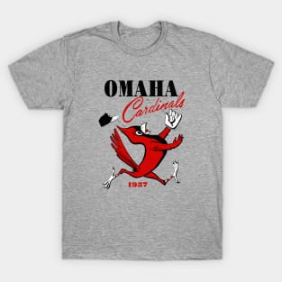 Historical Omaha Cardinal Baseball 1947 T-Shirt